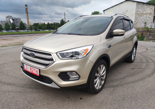 Ford Escape cena 67700 przebieg: 130000, rok produkcji 2017 z Borek Wielkopolski małe 301